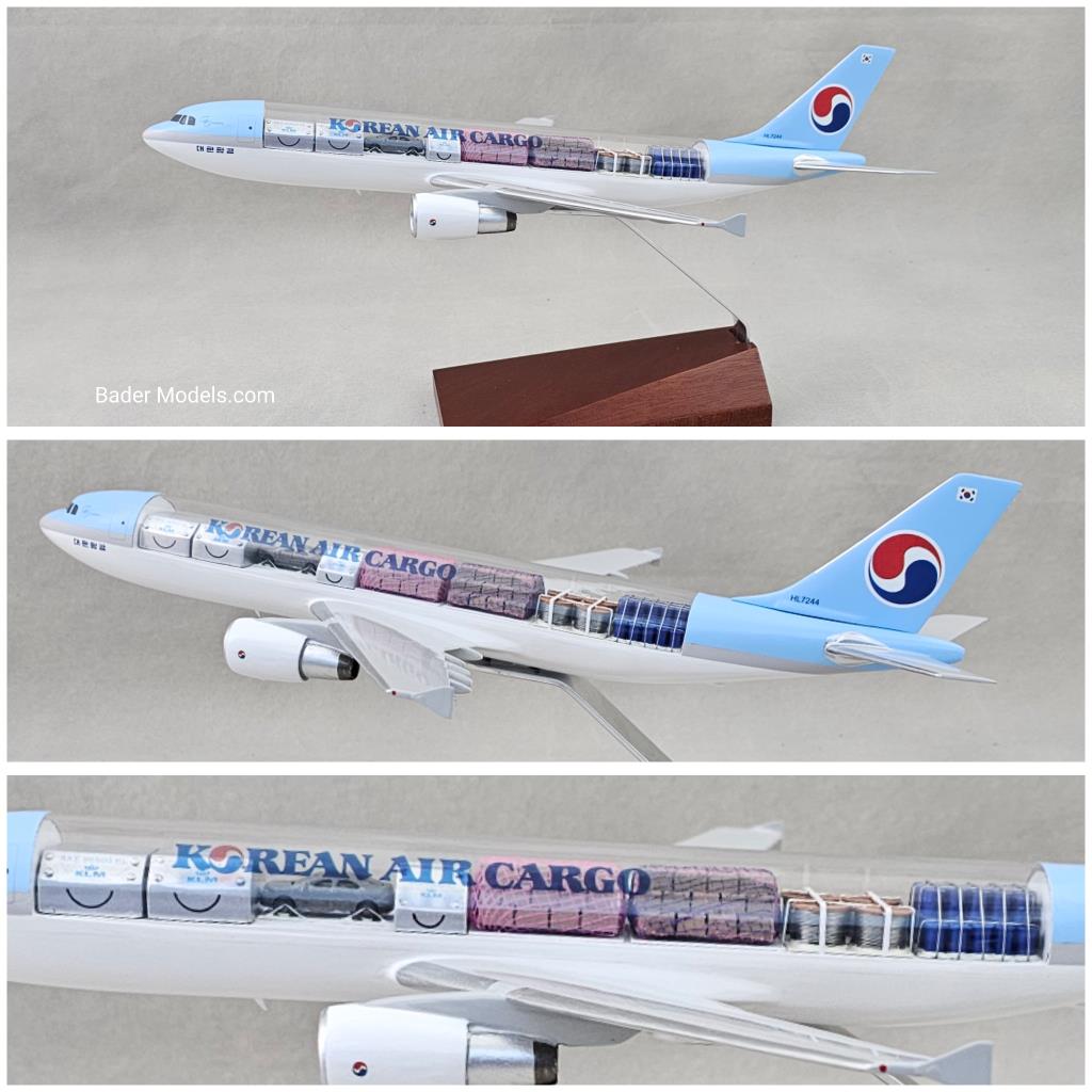 Korean Air Cargo - B707-300C - (1:72) - 180° Clear Top